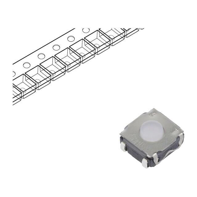 C&K Microswitch TACT; SPST-NO; Pos: 2