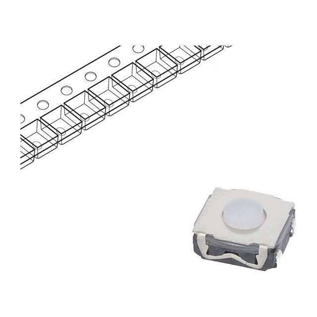 C&K Microswitch TACT; SPST-NO; Pos: 2