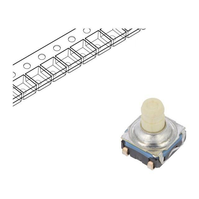 C&K Microswitch TACT; SPST-NO; Pos: 2