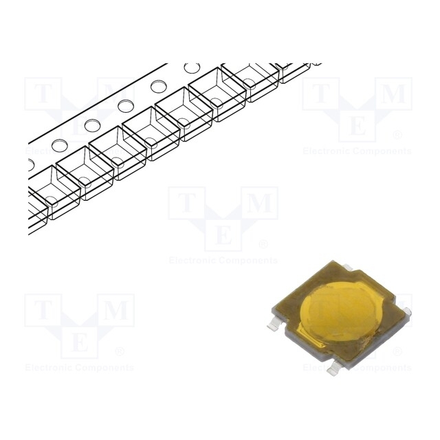 E-SWITCH Microswitch TACT; SPST; Pos: 2
