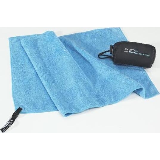 Mikrošķiedras frotē dvielis Cocoon, zils, M