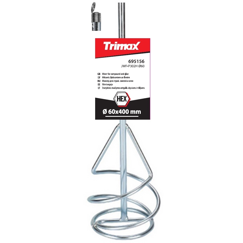 TRIMAX Mikseris 60x400 mm šķīdrumiem un