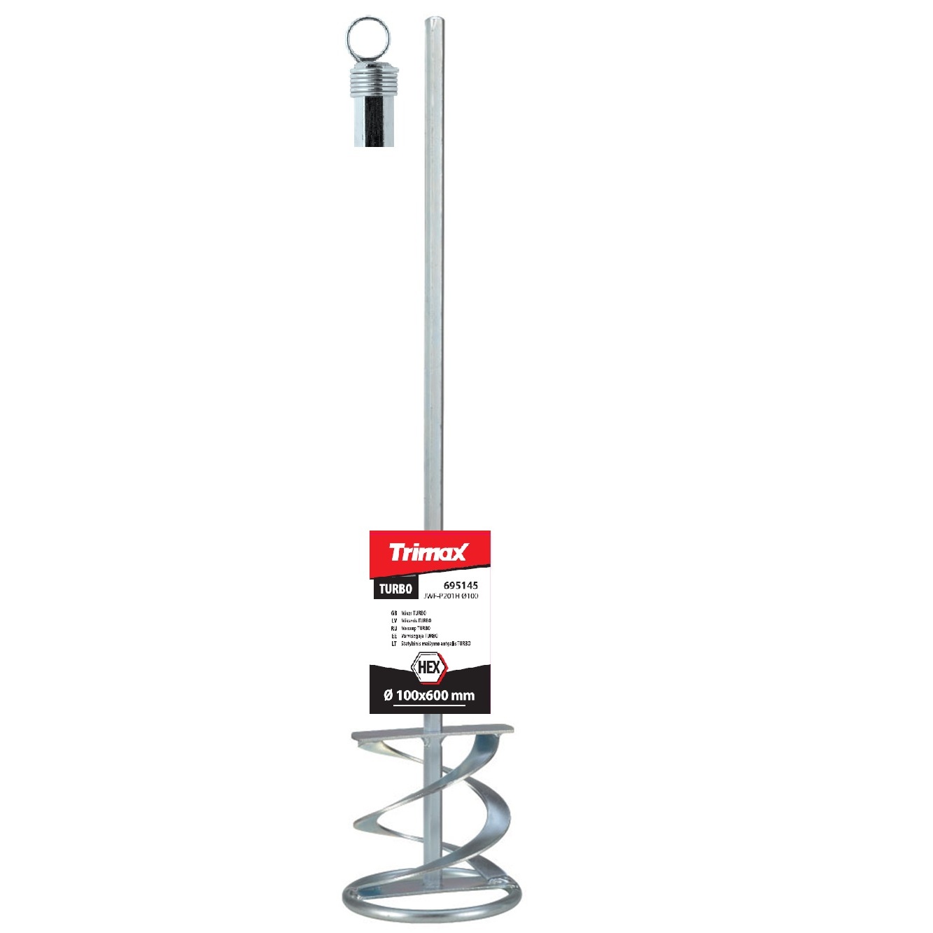 TRIMAX Mikseris TURBO 100x600 mm HEX