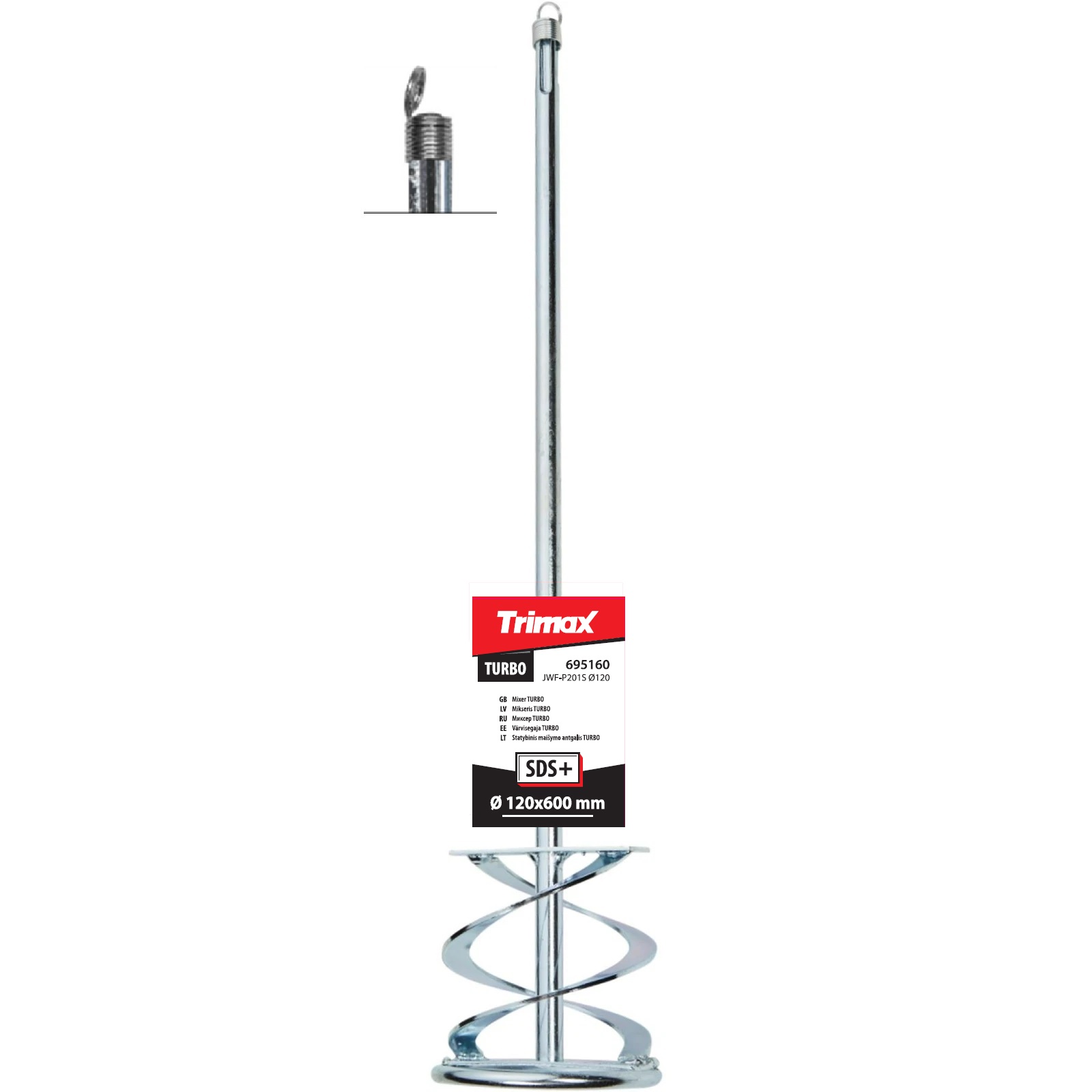 TRIMAX Mikseris TURBO 120x600 mm SDS+