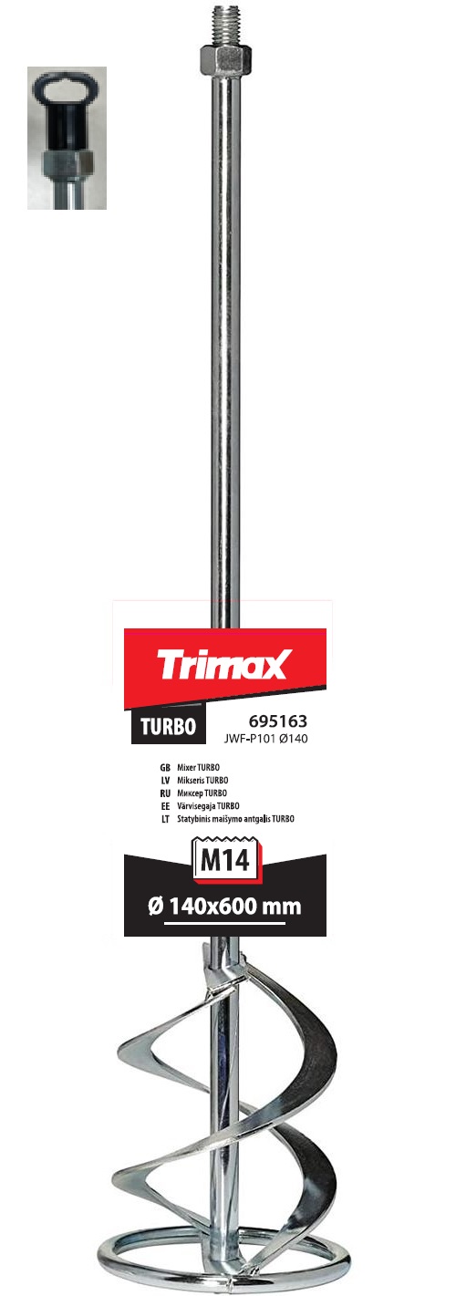 TRIMAX Mikseris  TURBO 140x600 mm M14