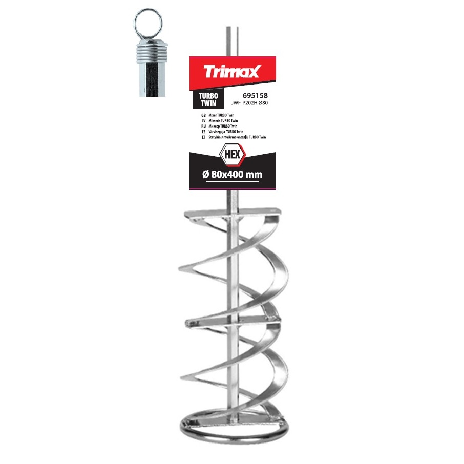 TRIMAX Mikseris TURBO Twin 80x400  HEX