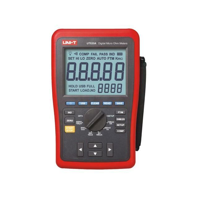 UNI-T Milli-ohm meter; LCD; 10uΩ,120mΩ
