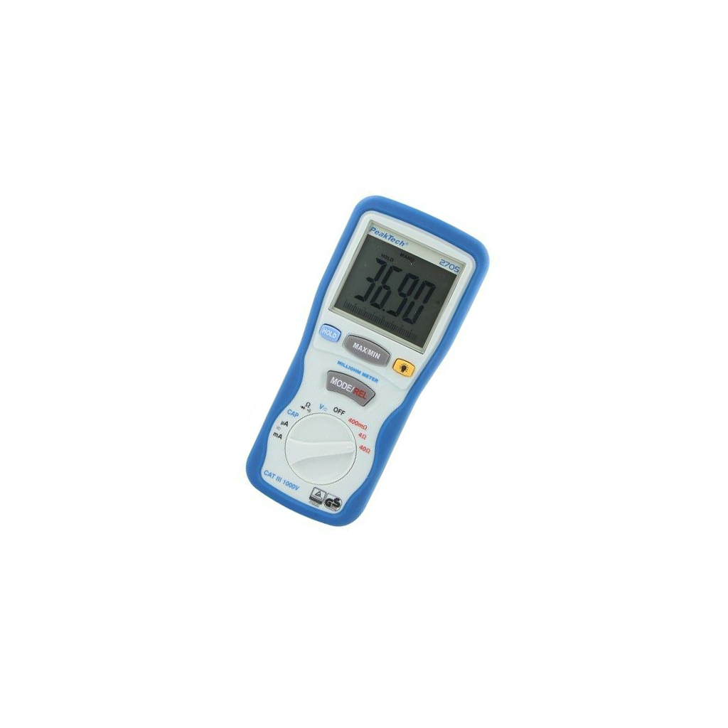 PEAKTECH Milli-ohm meter; LCD; 3,75