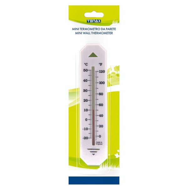 Mini termometrs sienas TENAX, balts |