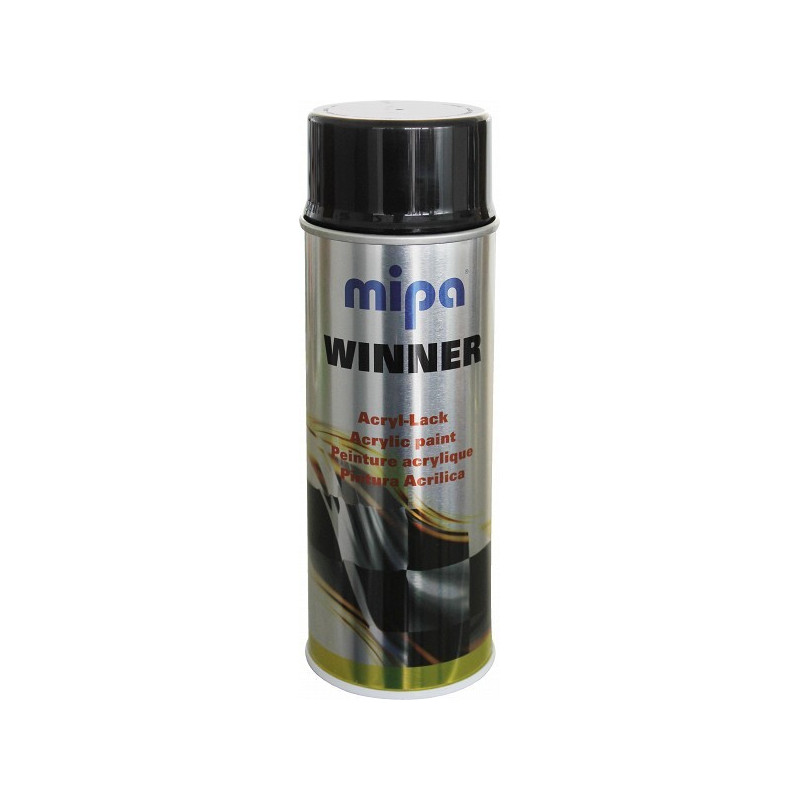 PRC MIPA krāsa, glamcēti melns 400ml