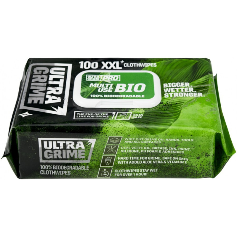 Mitrās salvetes 40gab. ULTRAGRIME PRO BIO