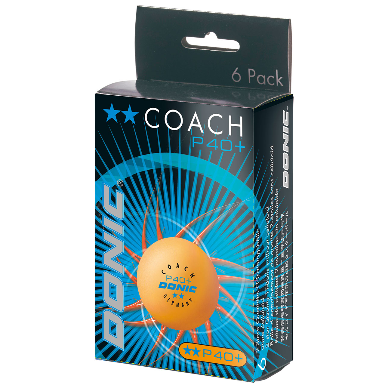 Table tennis ball DONIC P40+ Coach