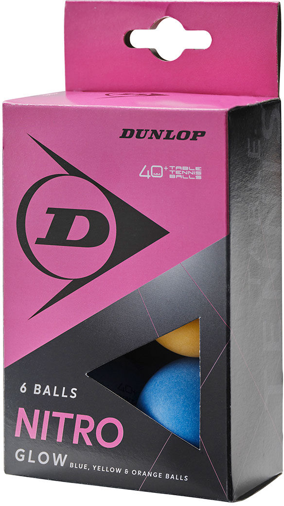 Table tennis balls Dunlop NITRO GLOW