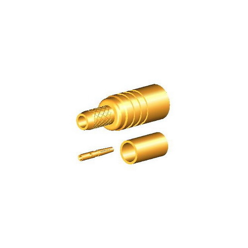 HUS-TSAN MMCX jack straight crimp for