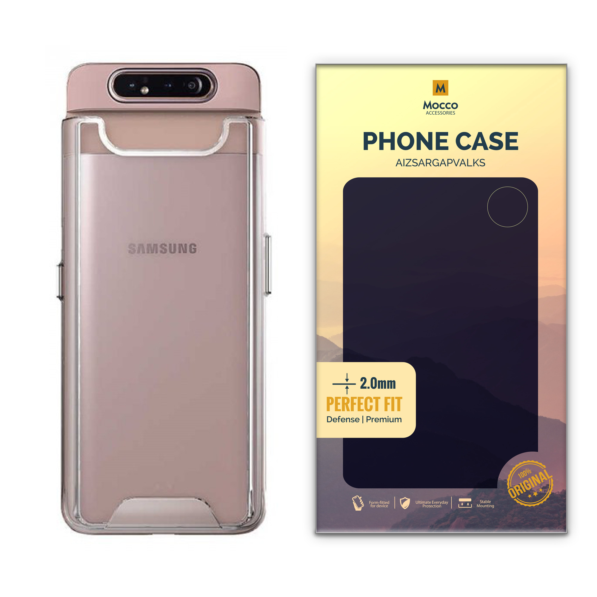 Mocco Original Clear Case 2mm Aizmugurējais
