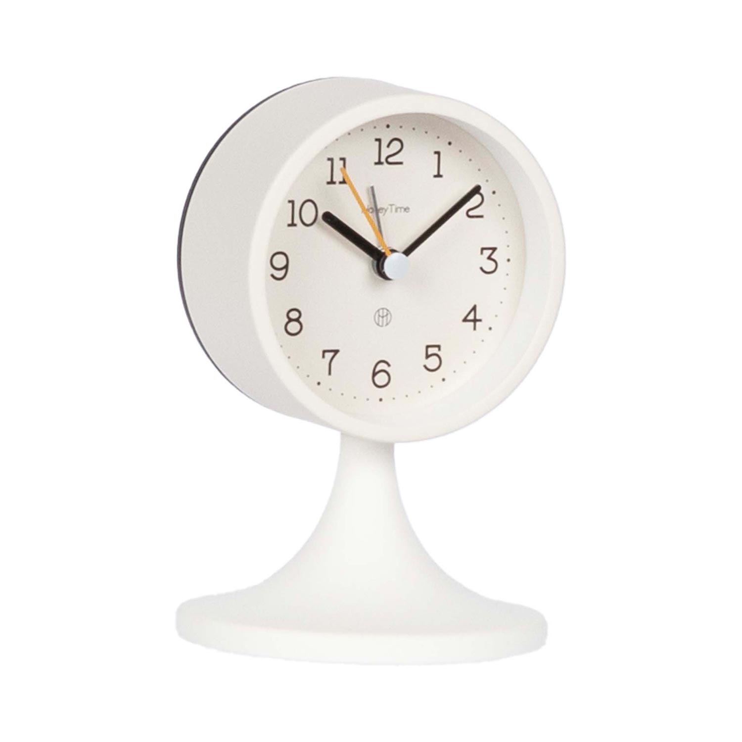 Modinātājpulkstenis EVERO, augstums 14 cm, balts