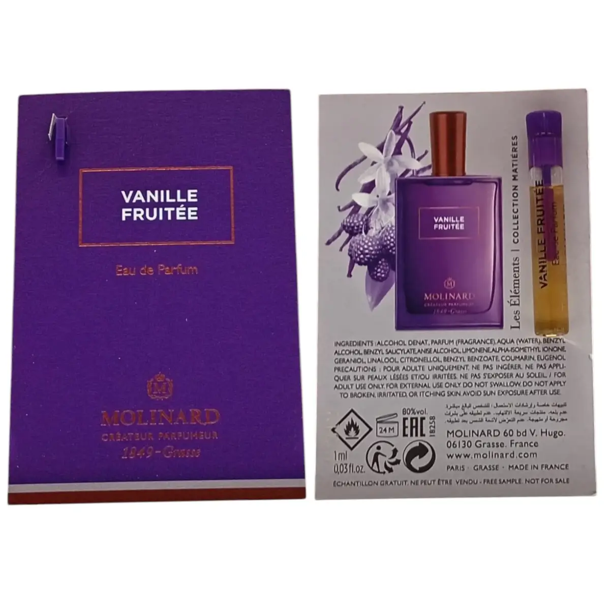 Molinard, Les Elements - Vanille Fruitee