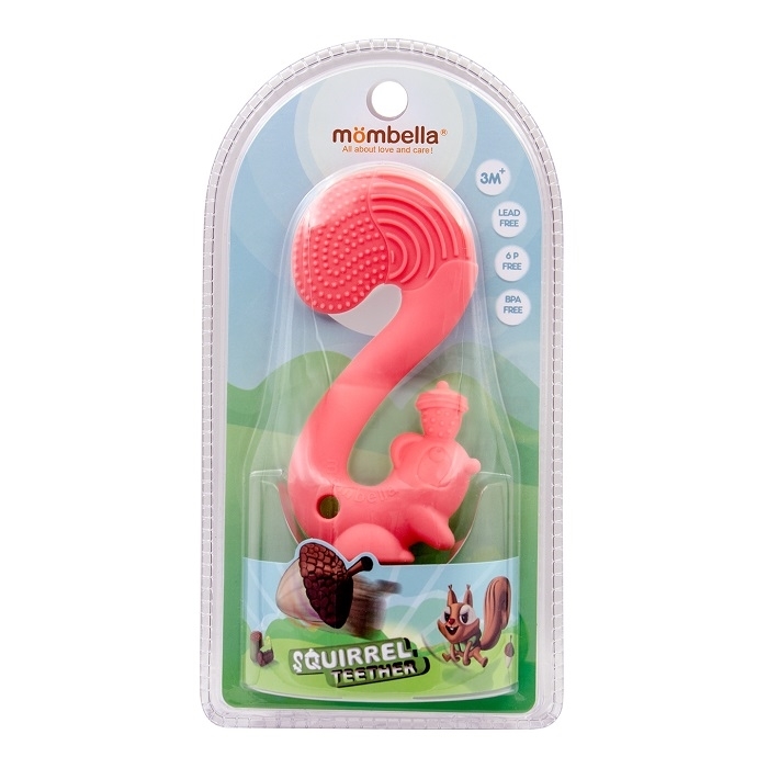 MOMBELLA zobgrauzis Squirrel Red 3m+ P8059