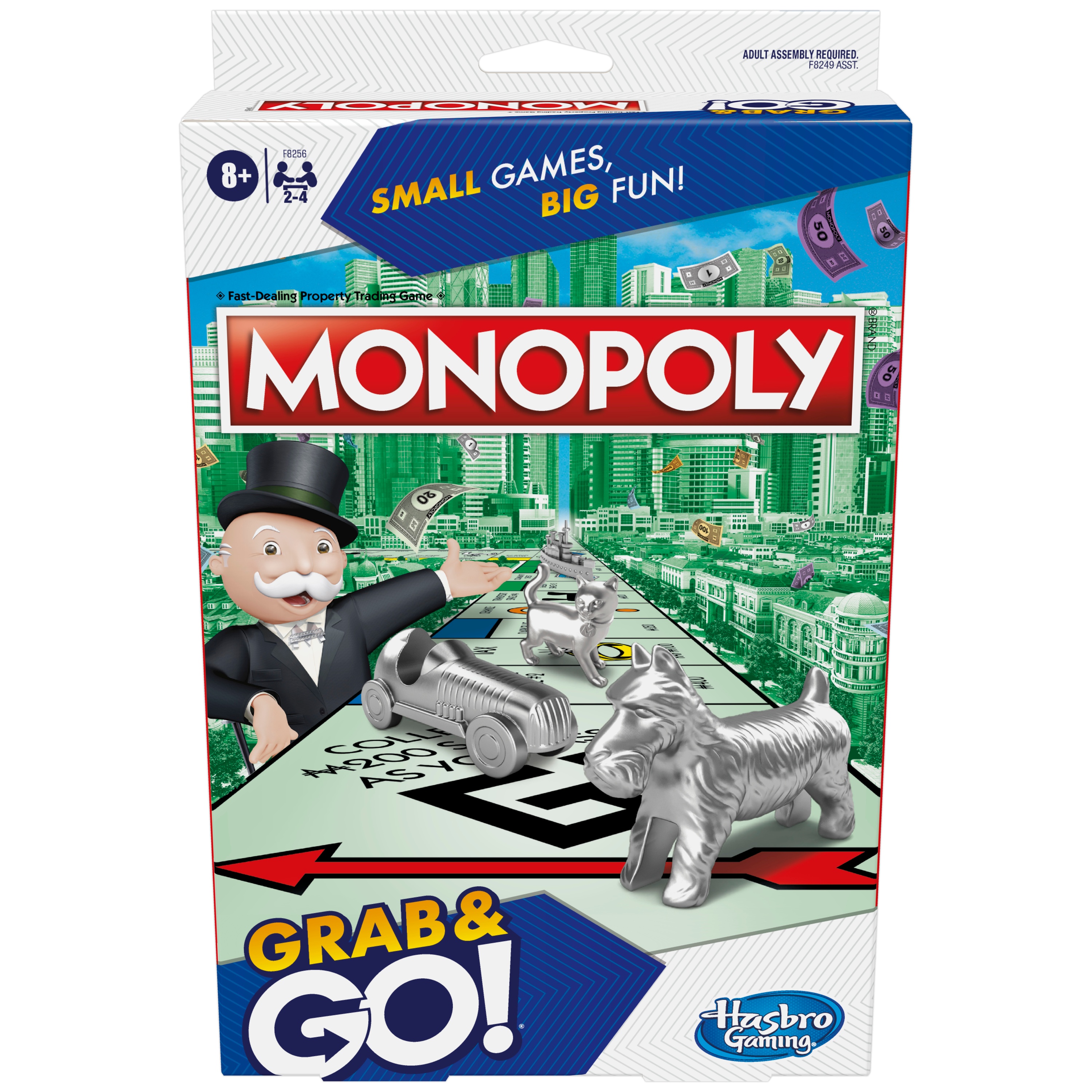 MONOPOLY Ceļojumu spēle Grab&Go | F8256BAL