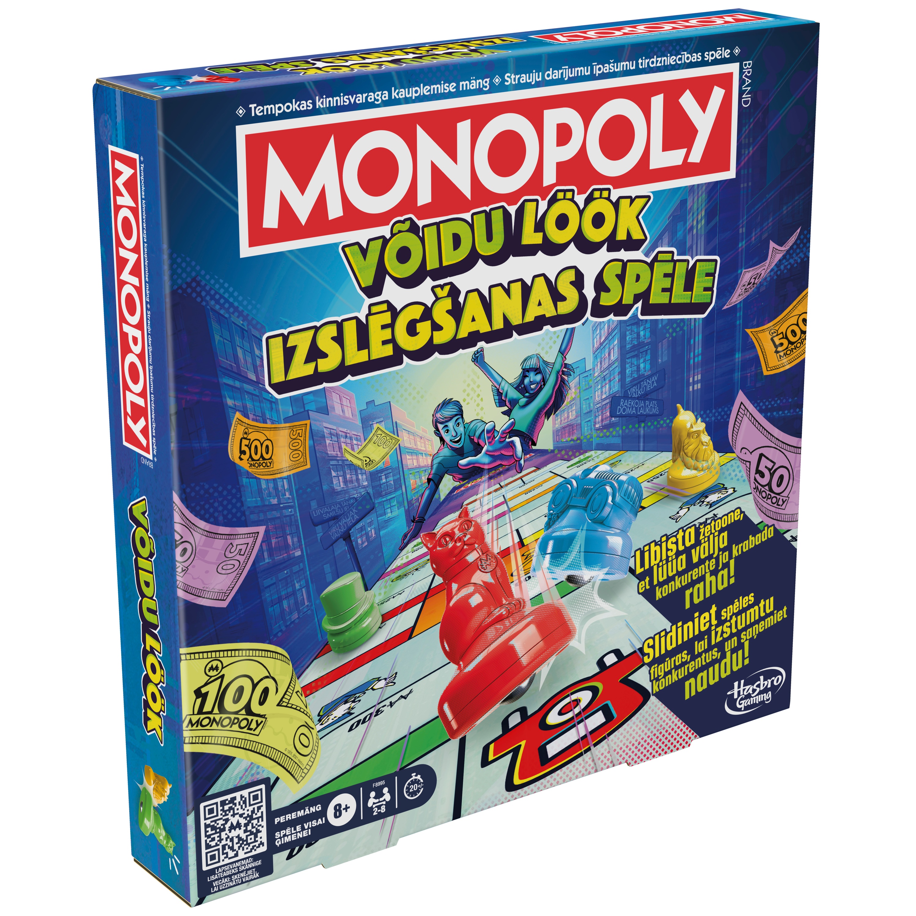 MONOPOLY Galda spēle Knockout (igauņu un