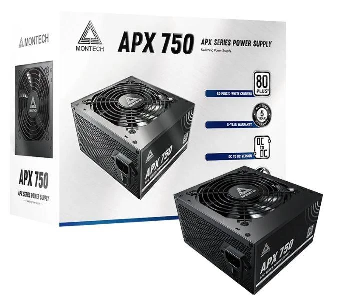 Power Supply|MONTECH|APX 750W|ATX|PC|100 - 240 V|750