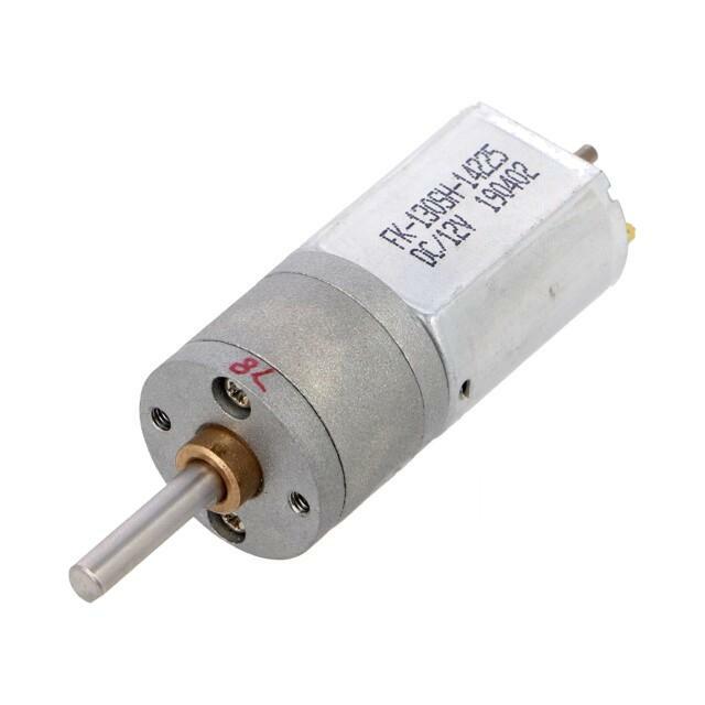 Motor: DC; with gearbox; 12VDC; 1