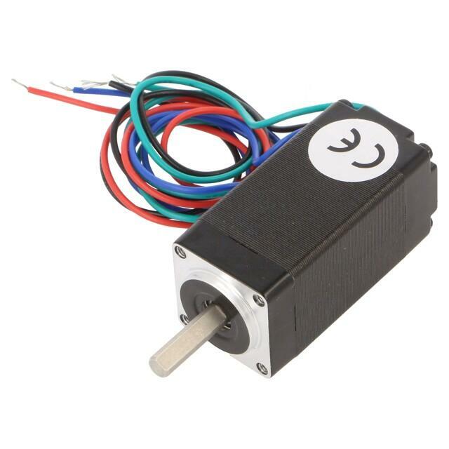 Motor: stepper; 4.3VDC; Shaft: D