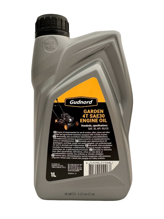 Motoreļļa Garden 4T SAE30 1L, Gudnord