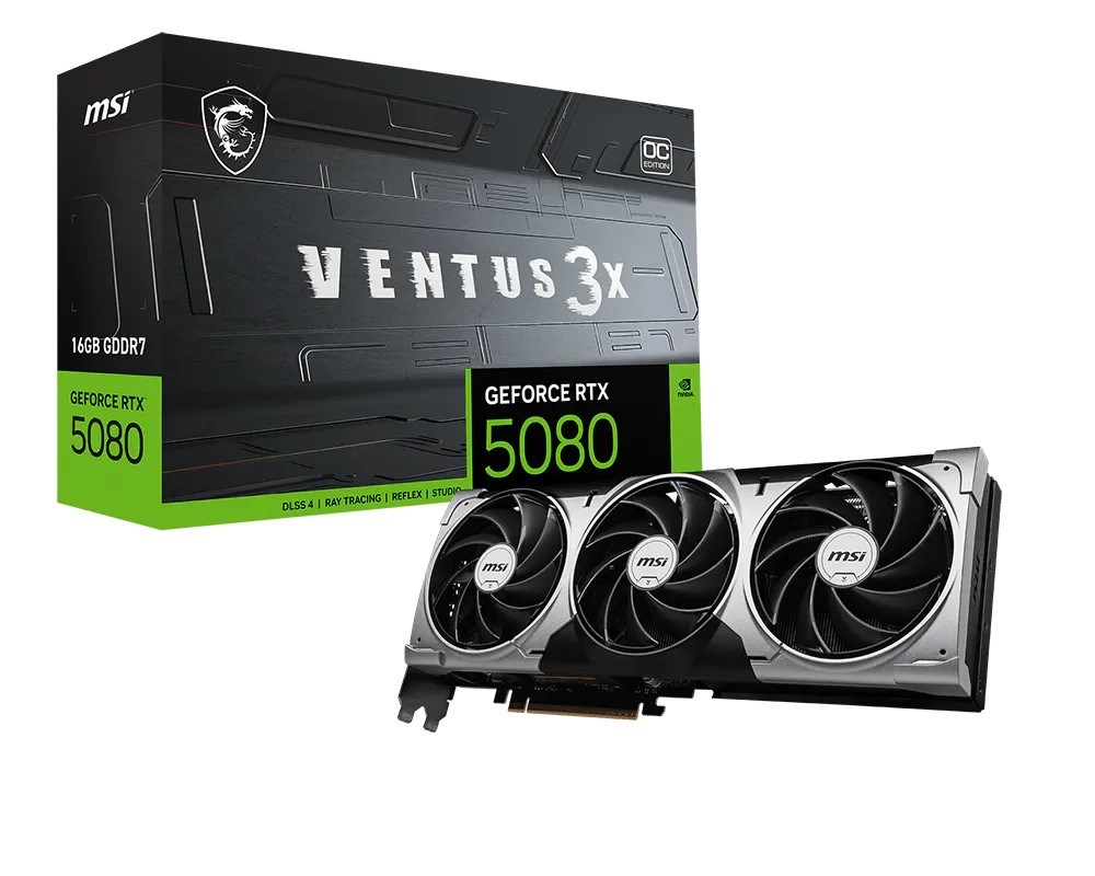 MSI RTX 5080 16G VENTUS 3X