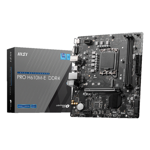 MSI PRO H610M-E Mātesplate Intel /