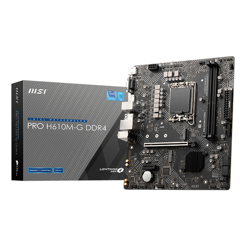 MSI PRO H610M-G DDR4 mātesplate |