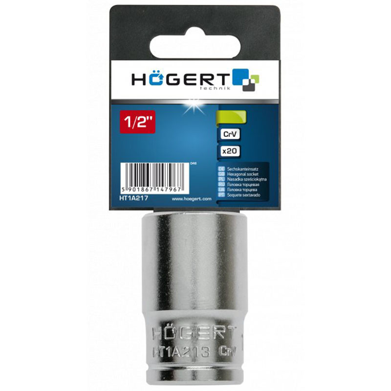Muciņu atslēga 1/2" 13mm HT1A213 HOGERT