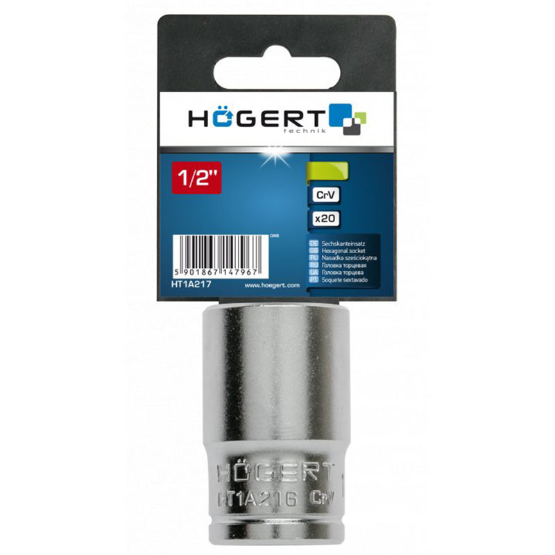 Muciņu atslēga 1/2" 16mm HT1A216 HOGERT