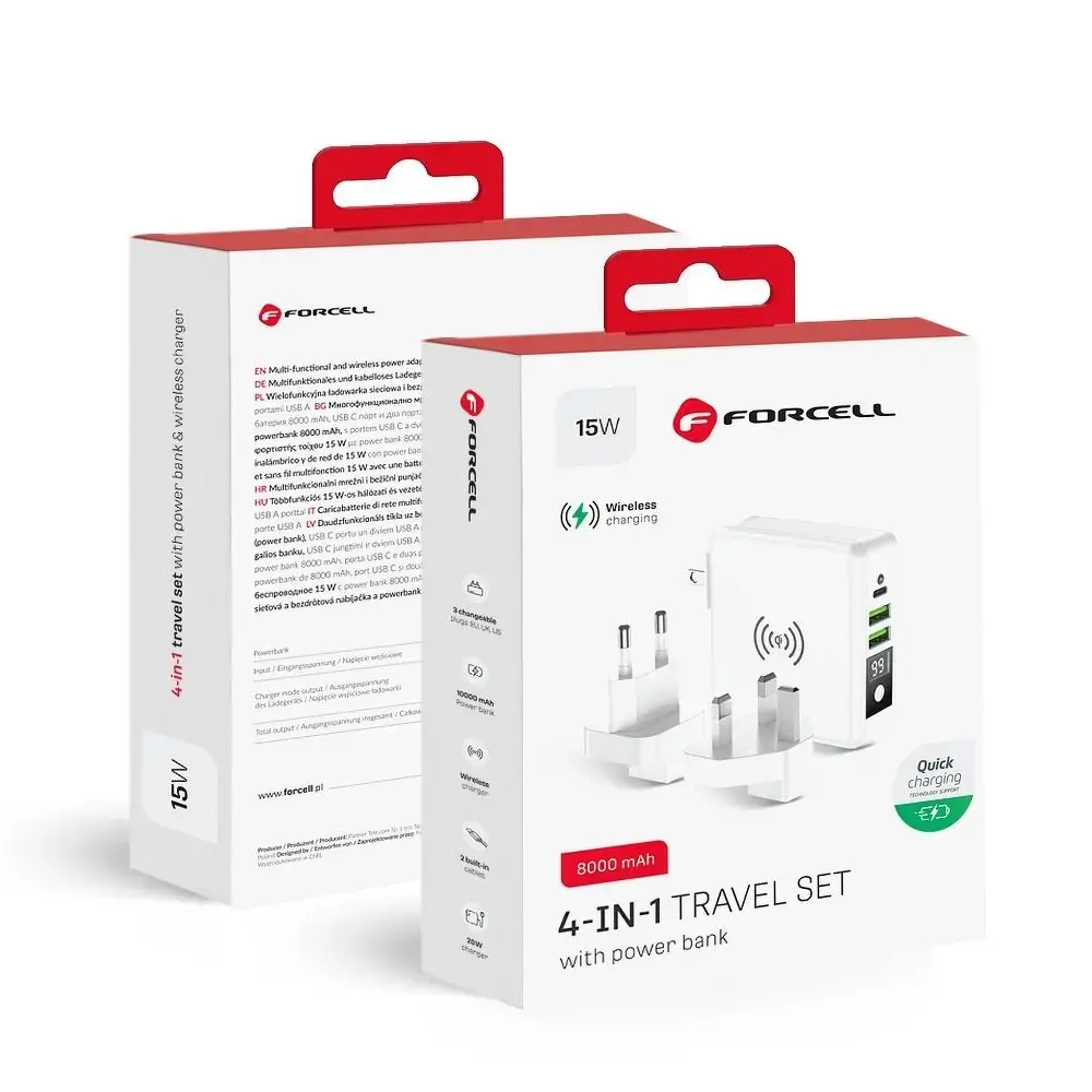 FORCELL F-ENERGY 4w1 15W ze złączami