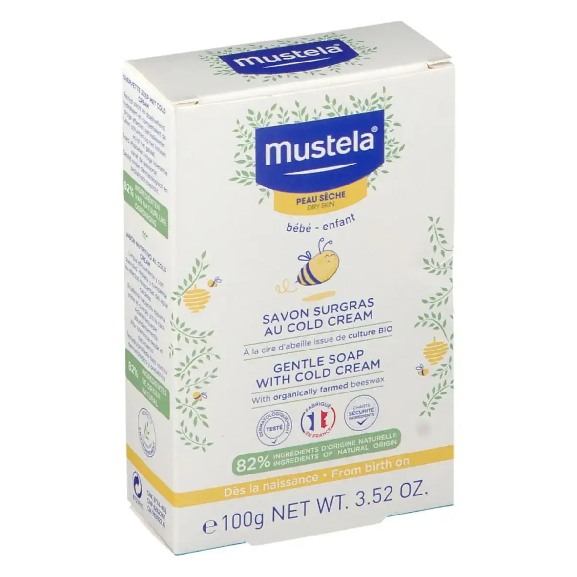 Mustela Dry Skin Soap Surgras Cold