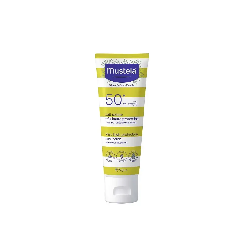 Mustela, Very High Protection, Water-Resistant, Sunscreen
