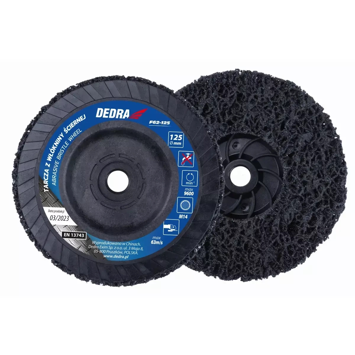 DEDRA-EXIM Neausts abrazīvais disks | F62-125