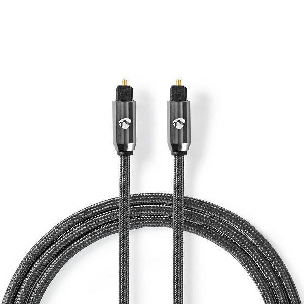 NEDIS CATB25000GY10 TosLink Optiskais audio kabelis