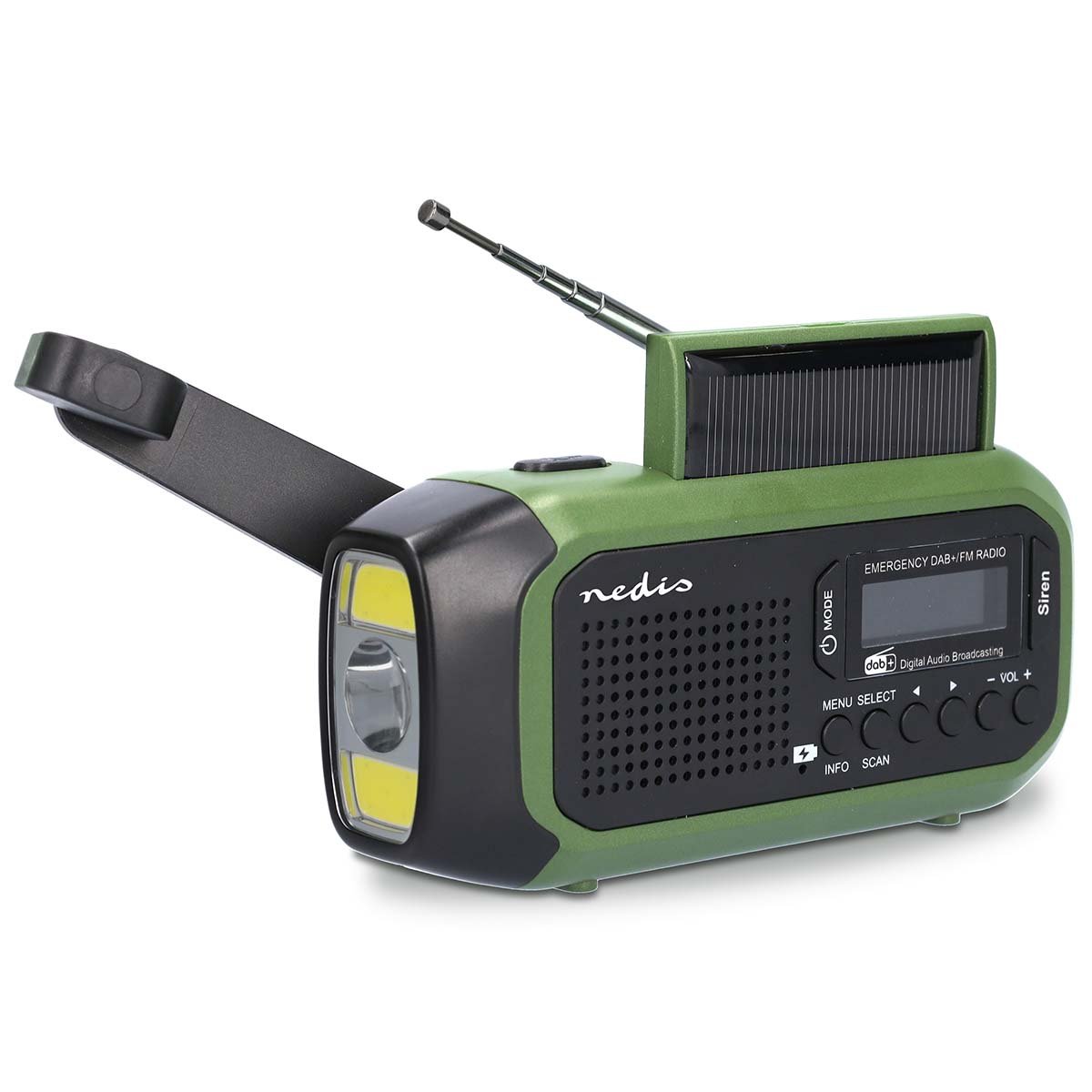 Radio uztvērējs Nedis Emergency radio DAB+