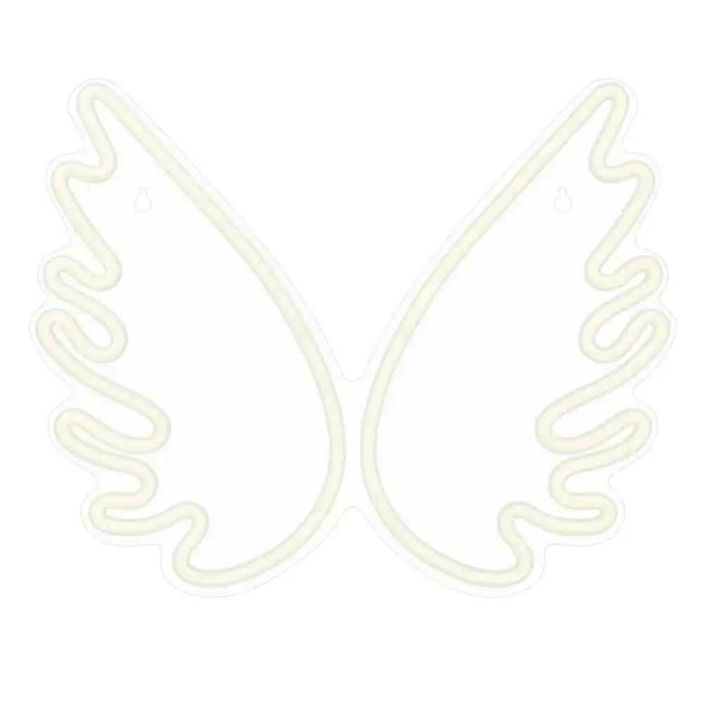 Neon PLEXI LED WINGS white FPNE09X