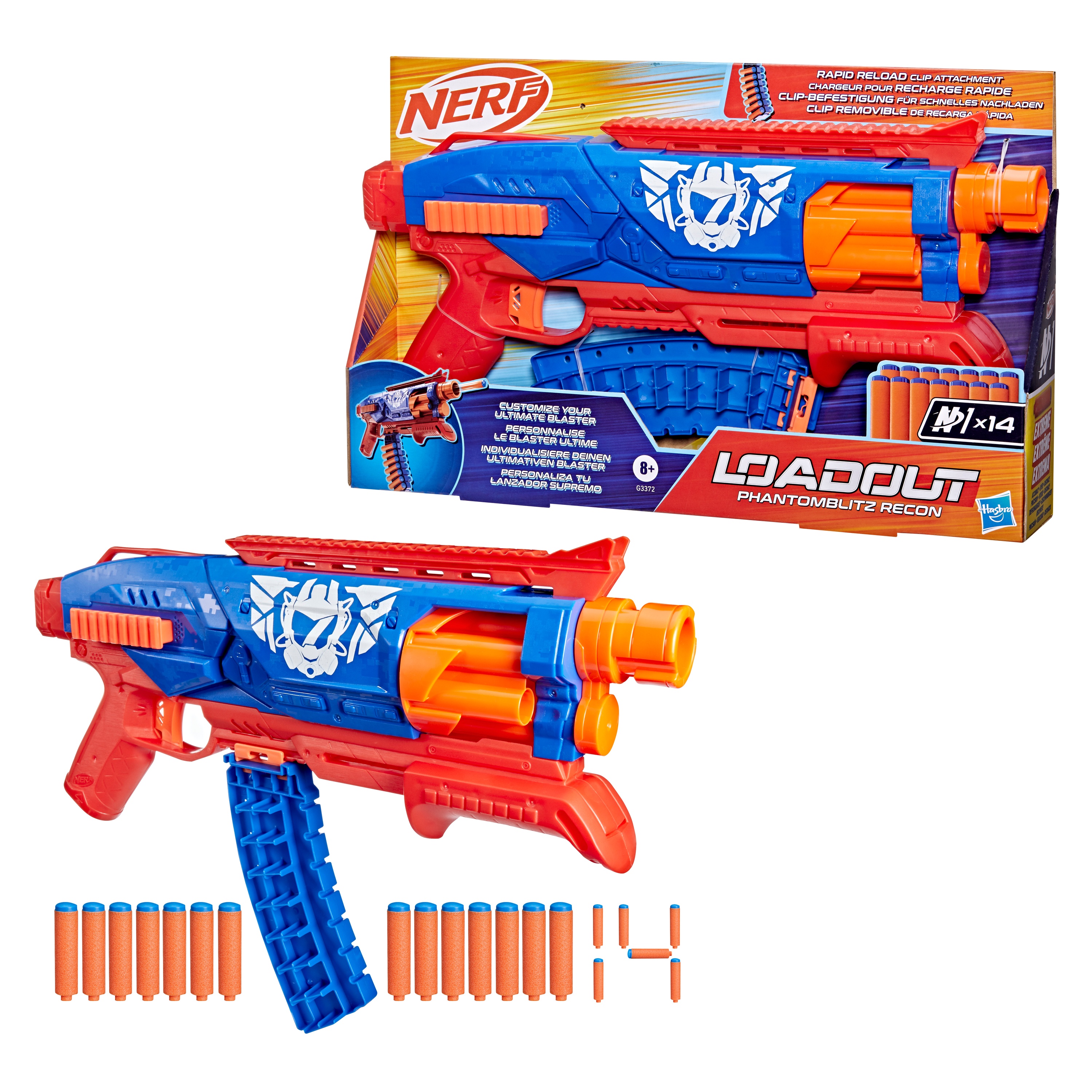 NERF LOADOUT Blasteris Phantomblitz recon |