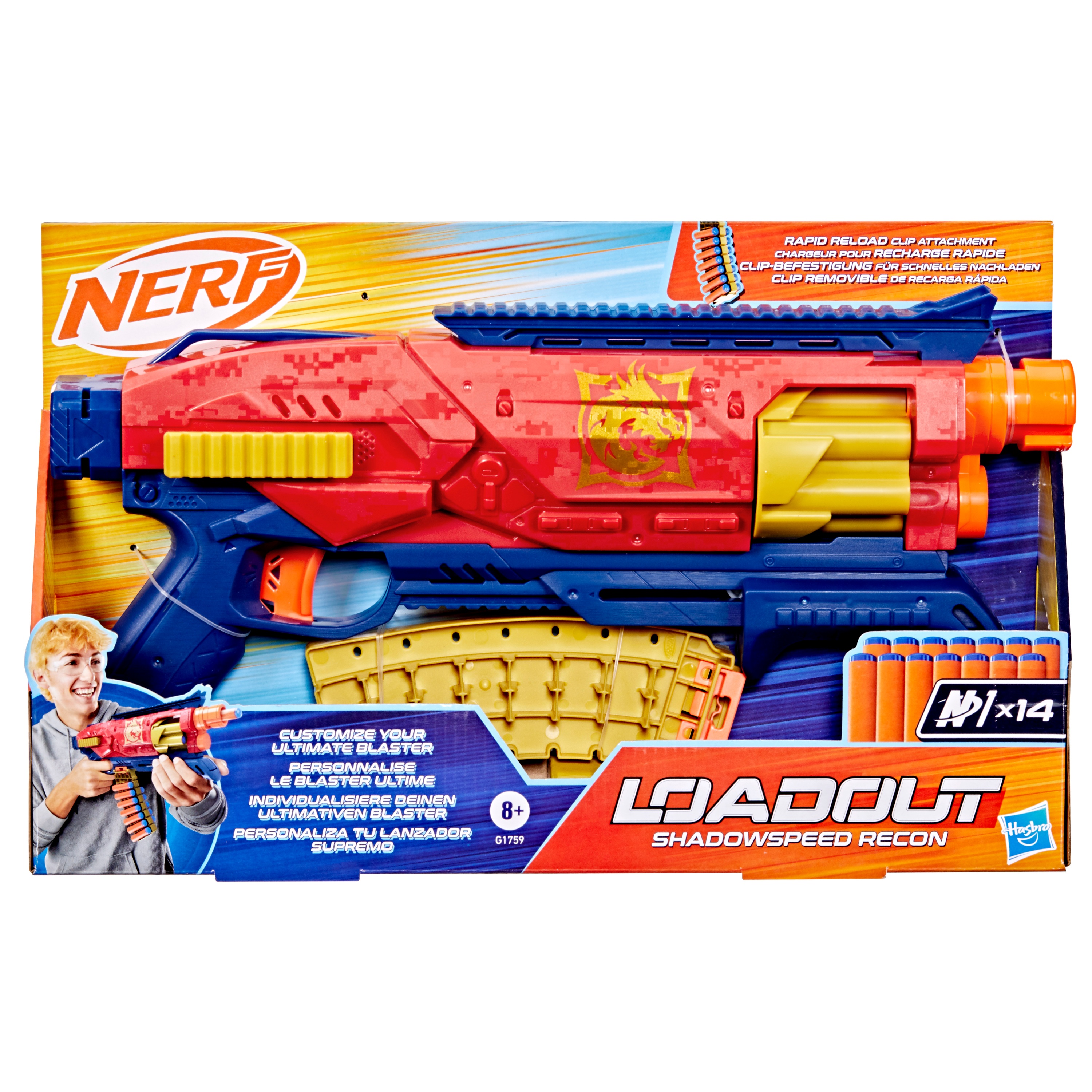 NERF Loadout blasteris Shadowspeed Recon |
