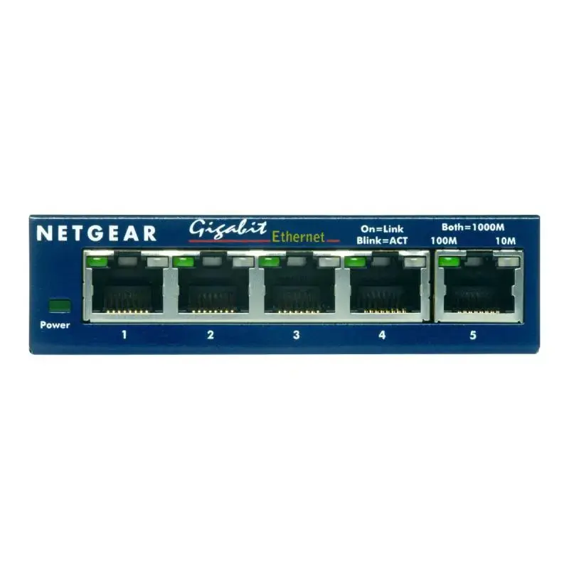 NETGEAR GS105 Nepārvaldāms Gigabitu Ethernet (10/100/1000)