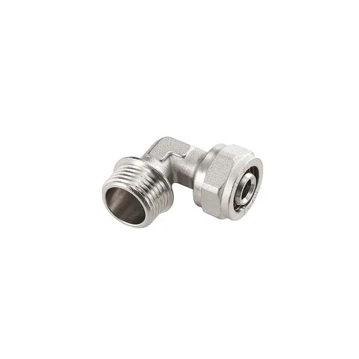 AQUATHERM Niķelēts līkums 3/4M-20, PEX caurulēm
