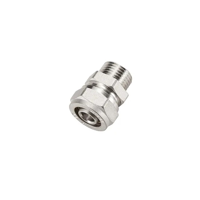 AQUATHERM Niķelēts nipelis 3/4M-20, PEX caurulēm