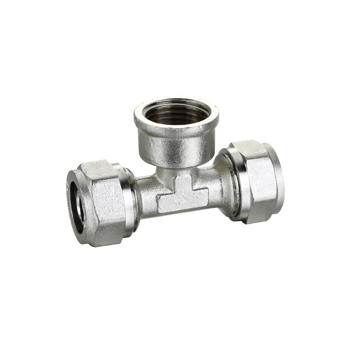 AQUATHERM Niķelēts trejgabals 16-1/2F-16, PEX caurulēm