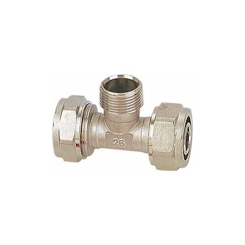 AQUATHERM Niķelēts trejgabals 20X1/2MX20, PEX caurulēm