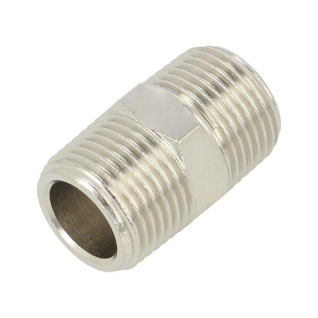 PNEUMAT Nipple; straight; max.15bar; nickel