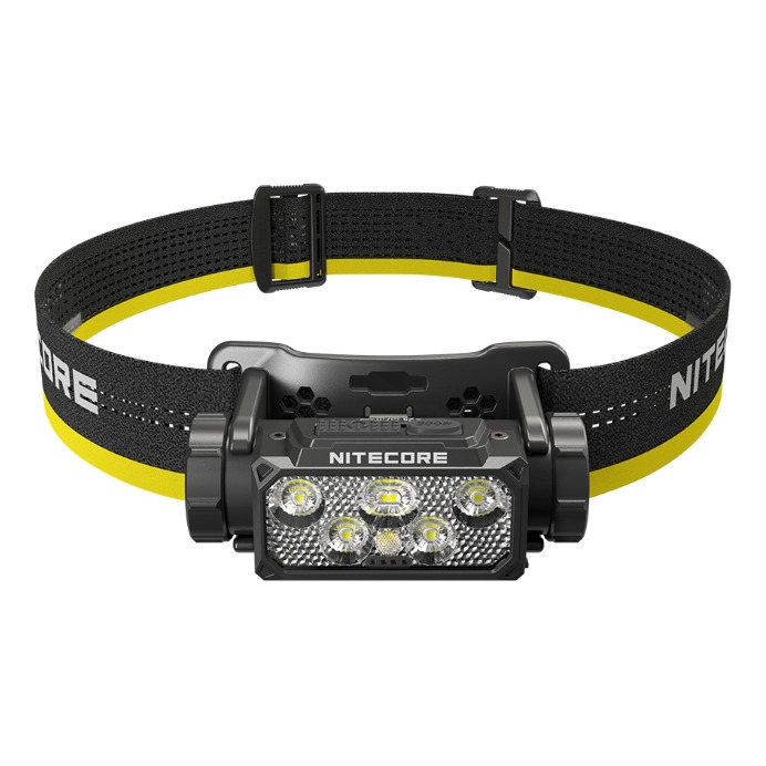 Nitecore HC60 UHE flashlight Black  Yellow