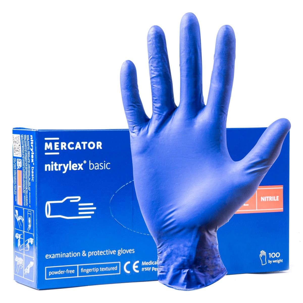 Mercator Medical Nitrila aizsargcimdi Nitrylex Basic